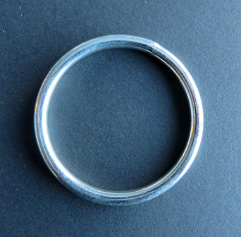  Ring 60 mm nikkel binnenmaat 50 mm GELAST