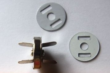 Magneetsluiting extra zwaar 18 mm nikkel
