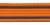 Tassenband PP zwaar band 25 mm oranje streep