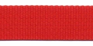 Tassenband PP zwaar band 25 mm rood